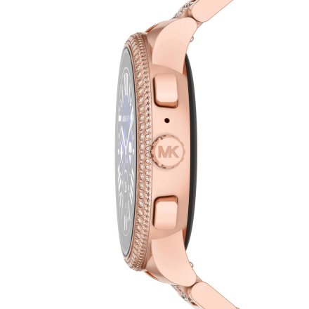Różowozłoty smartwatch Michael Kors z kryształkami 6 GEN MKT5147 Camille