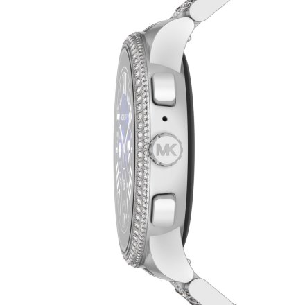 Srebrny smartwatch Michael Kors z kryształkami 6 GEN MKT5148 Camille