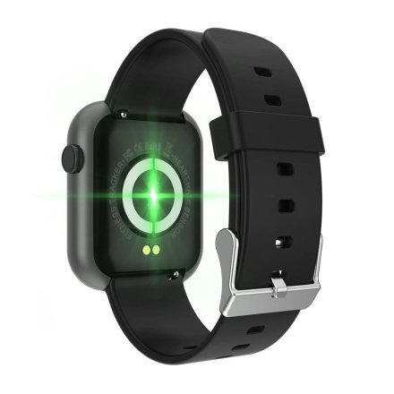 Smartwatch Colmi P9 czarny z ciśnieniomierzem pulsometrem pulsoksymetrem