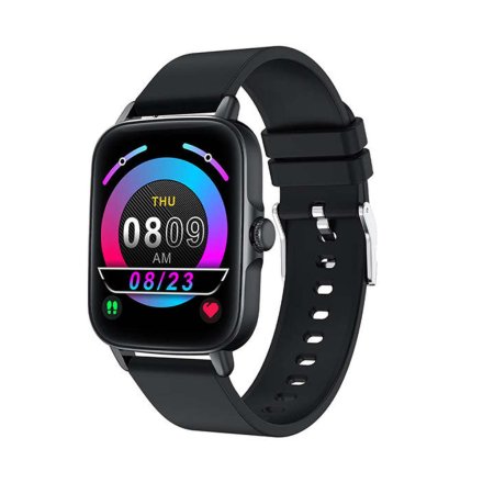 Smartwatch Colmi P28 czarny z ciśnieniomierzem pulsometrem pulsoksymetrem