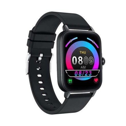 Smartwatch Colmi P28 czarny z ciśnieniomierzem pulsometrem pulsoksymetrem