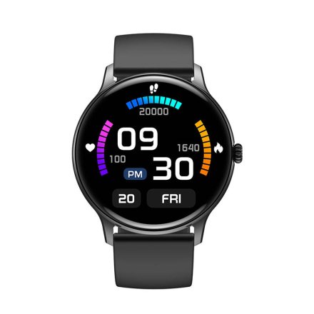 Smartwatch Colmi i10 czarny z ciśnieniomierzem pulsometrem pulsoksymetrem