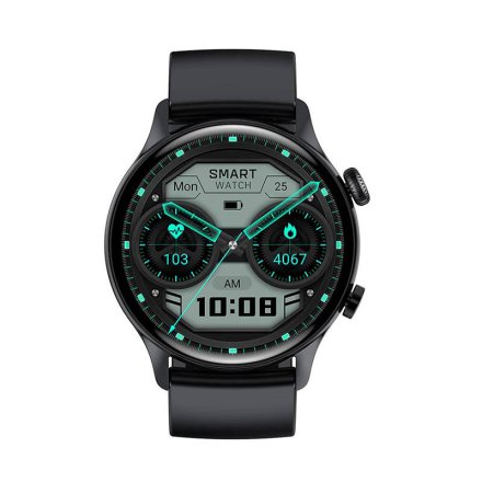 Smartwatch Colmi i30 czarny z ciśnieniomierzem pulsometrem pulsoksymetrem