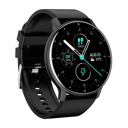 Smartwatch Colmi ZL02 czarny z ciśnieniomierzem pulsometrem pulsoksymetrem