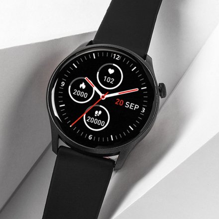 Smartwatch Colmi SKY 8 czarny z ciśnieniomierzem