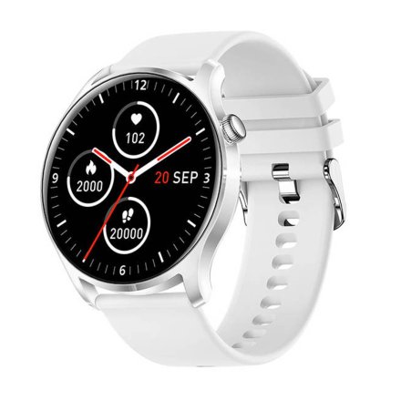 Smartwatch Colmi SKY 8 biały z ciśnieniomierzem