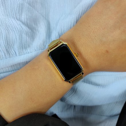 Elegancki damski smartwatch złoty Rubicon RNCE86 SMARUB145
