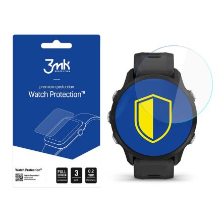 Garmin Forerunner 955 Szkło ochronne 3 szt - 3mk Watch Protection FlexibleGlass Lite
