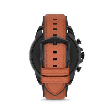 Smartwatch męski Fossil FTW4061 + jasnobrązowy pasek + 3 szt szkło ochronne