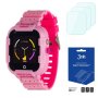 Smartwatch Garett Kids Star różowy + 3 szkła na ekran 5903246286786