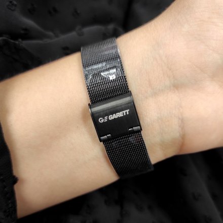 Smartwatch Garett Lady Julia czarny + 3 szkła na ekran ZESTAW 5904238480724