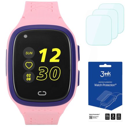 Smartwatch Garett Kids Rock różowy + 3 folie na ekran ZESTAW 5904238483862