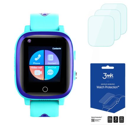 Smartwatch Garett Kids Life Max niebieski + 3 szkła na ekran ZESTAW 5904238483640