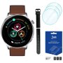 Smartwatch Garett Men Elegance brąz + 3 szkła na ekran ZESTAW 5904238483725
