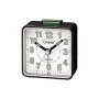 Czarny budzik Casio wskazówkowy TQ-140-1BEF