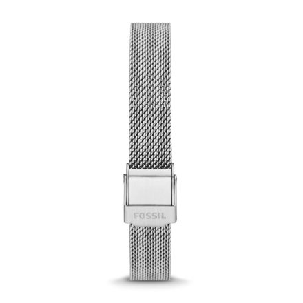 Srebrny pasek bransoletka mesh Fossil 12 mm Smartwatch FTW7040