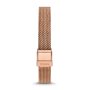 Różowy pasek bransoletka mesh Fossil 12 mm Smartwatch FTW7039