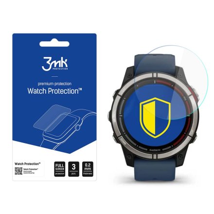Garmin Quatix 7 Szkło ochronne 3 szt - 3mk Watch Protection FlexibleGlass Lite
