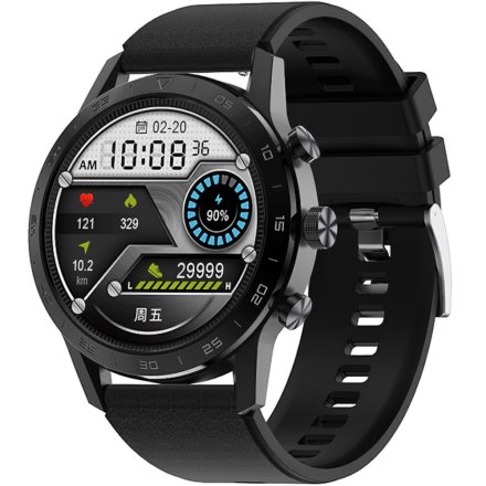 Smartwatch z funkcją rozmowy Ciśnienie Puls Sport Szary Rubicon RNCE84 SMARUB140