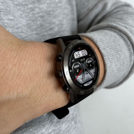Smartwatch z funkcją rozmowy Ciśnienie Puls Sport Szary Rubicon RNCE84 SMARUB140