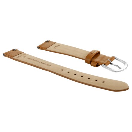 Bisset Pasek skórzany do zegarka BISSET BS213 16/14 LIGHT BROWN uniwersalny