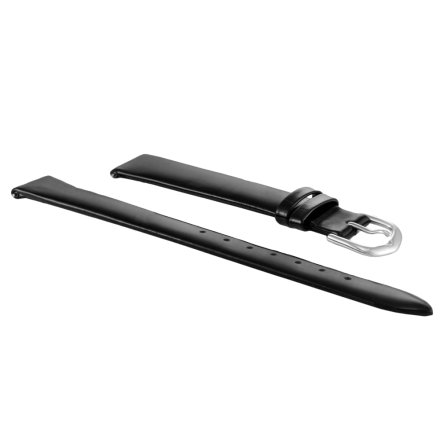 Bisset Pasek skórzany do zegarka BISSET BS212 14/12 BLACK SHINY uniwersalny