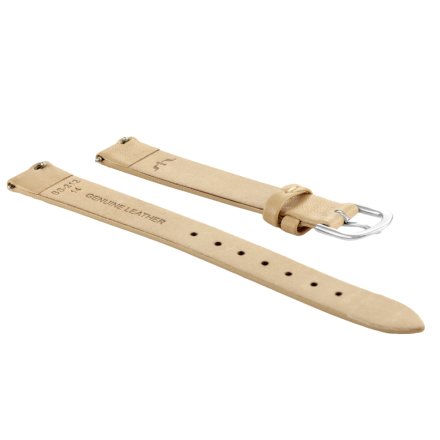 Bisset Pasek skórzany do zegarka BISSET BS212 14/12 BEIGE uniwersalny