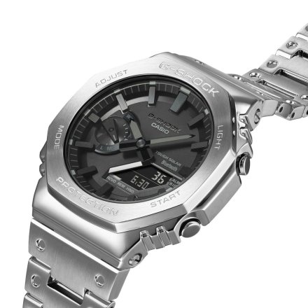 Zegarek Casio GM-B2100D-1AER Srebrny G-Shock z bransoletką