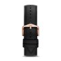Czarny pasek Fossil 22 mm do zegarek / smartwatch Fossil Neutra FS5381