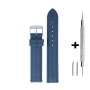 Niebieski pasek 14 mm skórzany DILOY 302.14.05 + GRATIS dwa teleskopy i narzędzie
