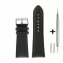 Czarny pasek 26 mm skórzany DILOY 302EA.26.01 + GRATIS dwa teleskopy i narzędzie