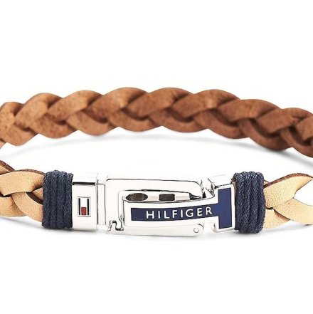 Brązowa pleciona bransoletka Tommy Hilfiger 2790310