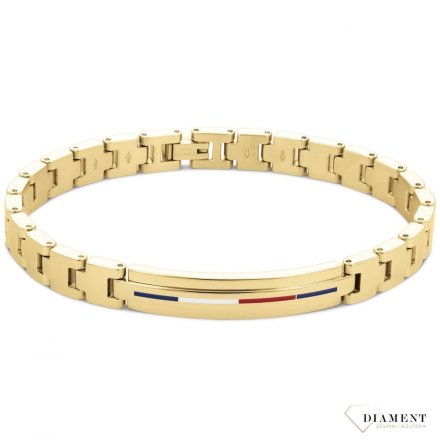 Złota męska bransoletka Tommy Hilfiger 2790311