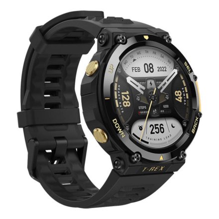 Amazfit wojskowy smartwatch T-Rex 2 czarny Astro Black & Gold smartwatch Huami W2170OV8N