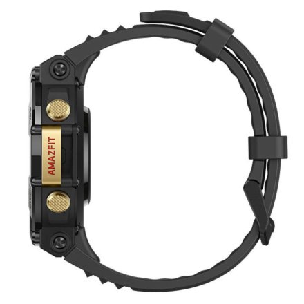 Amazfit wojskowy smartwatch T-Rex 2 czarny Astro Black & Gold smartwatch Huami W2170OV8N