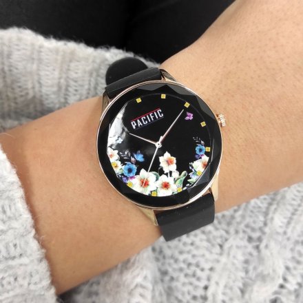 Smartwatch Pacific 27-9 Czarny Kroki Kalorie Sport Puls Ciśnienie Tlen 