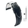 Czarny pasek 20 mm skórzany DILOY 377.20.01 + GRATIS dwa teleskopy i narzędzie