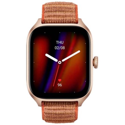 Amazfit GTS 4 brązowy Autumn Brown smartwatch W2168EU2N