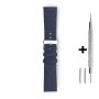 Niebieski pasek 22 mm skórzany DILOY 416.22.05 + GRATIS dwa teleskopy i narzędzie