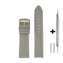 Szary pasek 12 mm skórzany DILOY P188.12.07 + GRATIS dwa teleskopy i narzędzie