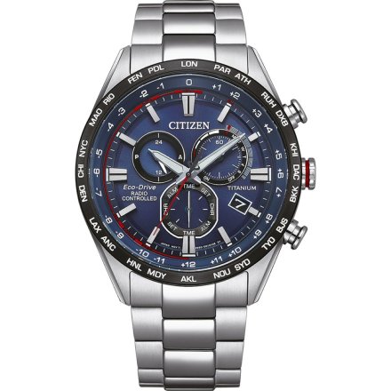 Citizen CB5945-85L Zegarek Męski na bransolecie Radio Controlled Solar