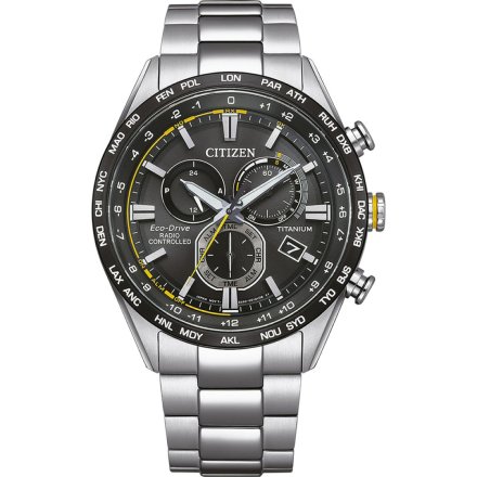 Citizen CB5947-80E Zegarek Męski na bransolecie Radio Controlled Solar