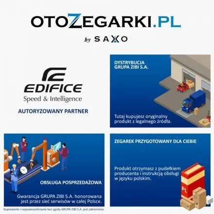 Casio Edifice SOSPENSIONE ECB-2000DC-1AEF zegarek męski