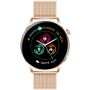 Smartwatch damski z funkcją rozmowy Rubicon SMARUB131 ze złotą bransoletką RNCE81