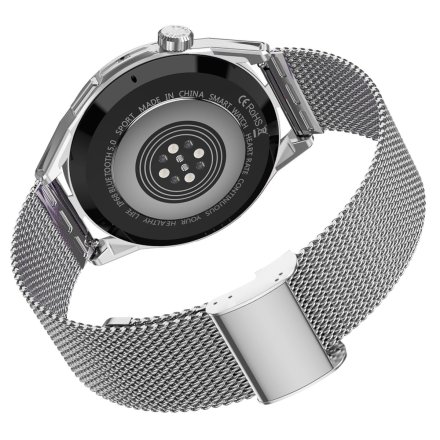 Smartwatch z funkcją rozmowy Ciśnienie Sport Tlen Rubicon SMARUB154 srebrny RNCE88