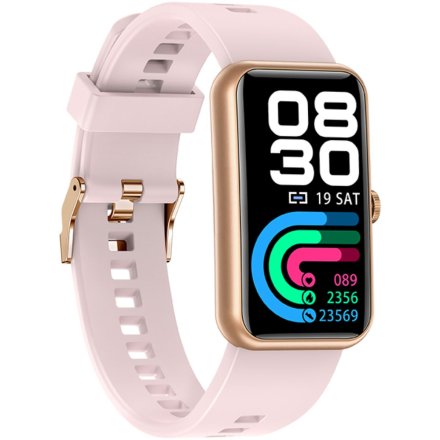 Smartwatch Opaska Rubicon Różowy SMARUB135 RNCE83