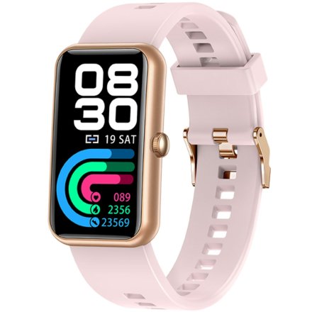 Smartwatch Opaska Rubicon Różowy SMARUB135 RNCE83