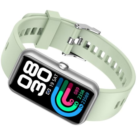 Smartwatch z ciśnieniomierzem Tlen Puls Sport Opaska Rubicon Pastelowy SMARUB138 RNCE83
