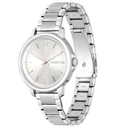 Damski zegarek LACOSTE Slice 2001200 klasyczny srebrny 