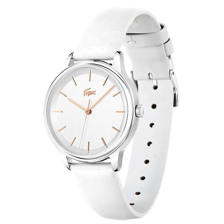 Damski zegarek Lacoste 2001208 Club biały z paskiem